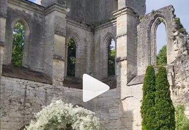 Mariage à l'Abbaye de Longpont dans l'Aisne, Haut de France, proche à Paris