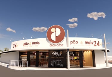 repaginação de fachada comercial arquitetura