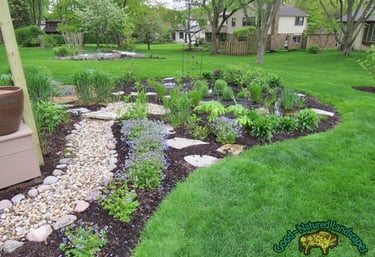 Atlanta rain garden custom rain garden