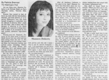 shannen doherty Actress on fast track has hip zip