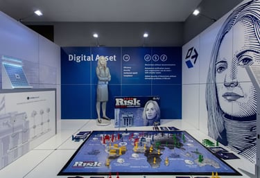 Eco friendly aluminium reusable exhibition stand with lighting