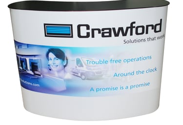 Pop up stand counter unit