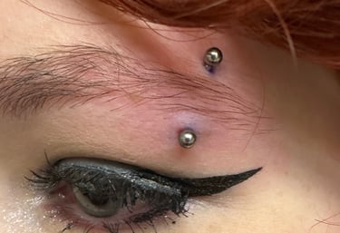 Eyebrow piercing