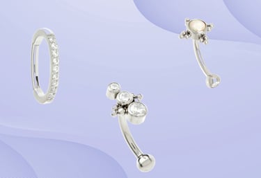 Hypoallergenic titanium rook piercing jewellery in Montrose & Stonehaven