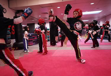 Kickboxing class in Bristol