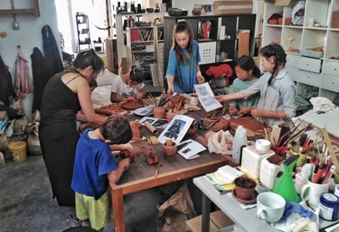 Talleres niños. Cerámica La Casa de Las Arañas