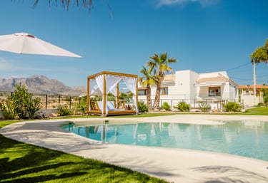 exterior view costa blanca luxury property photography