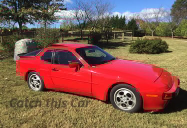 Porsche 944 photograph / car art