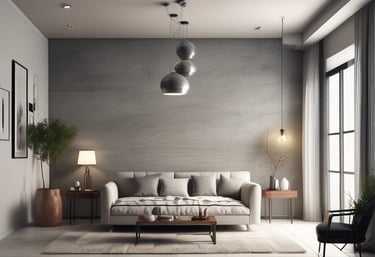 a man riding a skateboard down a street next to tall buildings