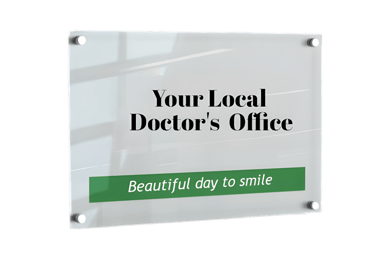 Indoor Elegant Acrylic Wall Sign