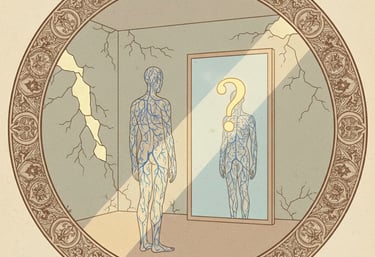 la pregunta frente al espejo, donde el yo se conforma y la palabra genera pregunta