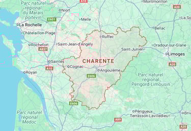 carte de la charente