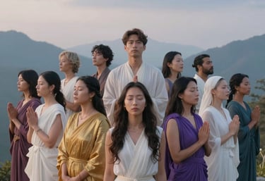 Close-up of hands planting a young tree symbolizing growth and new beginnings.