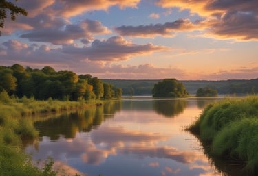hands formed together with red heart paint