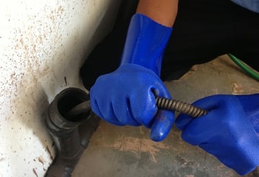 desentupimento de tubulações