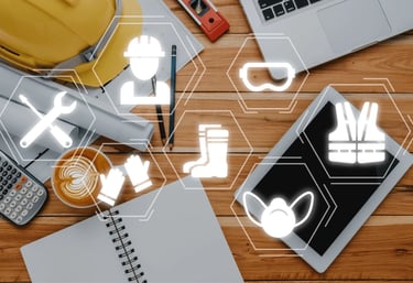 Icones de segurança do trabalho