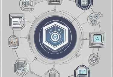 a man riding a skateboard down a street next to tall buildings