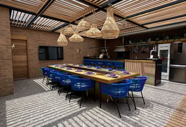 Projeto de área gourmet em São Paulo