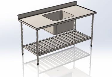 Pia Industrial Cuba Centro Inox