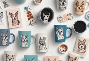 Pet and animal themed mug and tumbler gifts