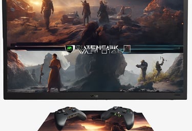 two people playing Sony PS4 game console