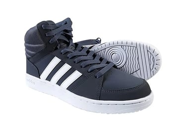 a pair of shoes with a white and black shoelaced on the side