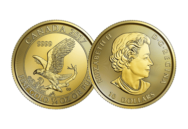 gold canadian eagle coin