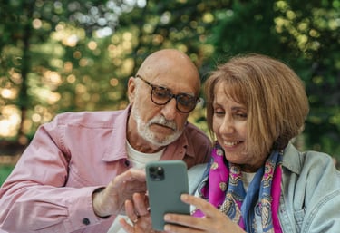elderly couple interested in a gold ira for their retirement portfolio