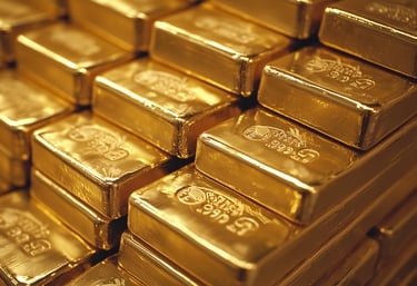 shiny gold bars