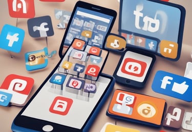 A team collaborating around laptops to design a political campaign website.