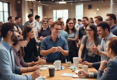 A graphic showing growth in sales and productivity.