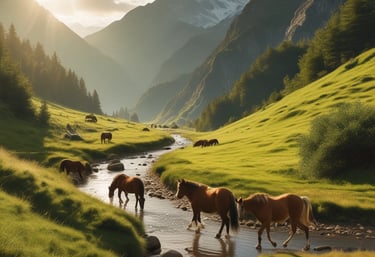 A serene therapy room with calming colors.