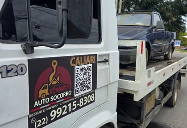 Guincho do Auto Socorro Caliari em Saquarema