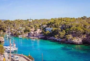 Boats in Cala Figuera harbour
