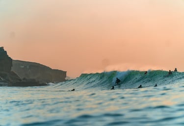 Surfers in Ericeira