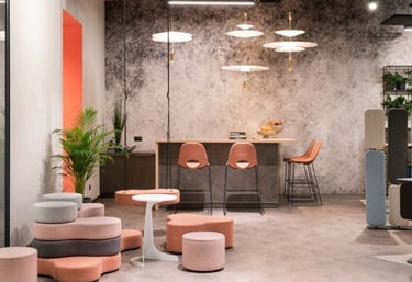 Exemple d'espace professionnel efficace et élégant