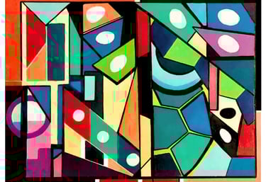 Vibrant Abstract Painting by Frankie Cervantes | Art by Frankie