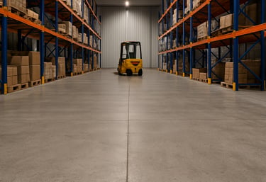 Industrieböden für Lagerhallen – Anforderungen & Empfehlungen