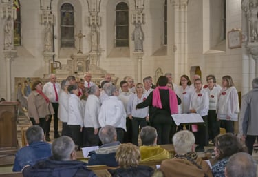 Le Chœur de Combray a investi l’église de Blandainville samedi soir pour un concert placé sous le si