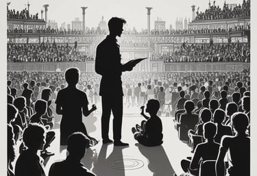 girl's left hand wrap around toddler while reading book during golden hour