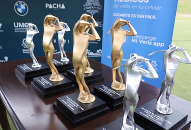 varios trofeos impresos en 3d