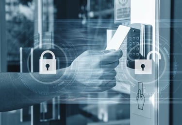 access control card reader system and smart lock