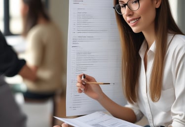 a man riding a skateboard down a street next to tall buildings