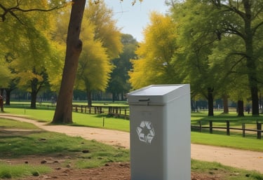 A clean, green lawn after Troopers Scoopers service with happy pets playing.