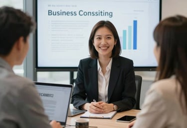 Close-up of hands examining different plastic packaging samples on a table.