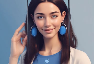 a man riding a skateboard down a street next to tall buildings