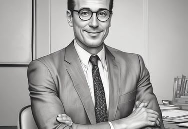 a man riding a skateboard down a street next to tall buildings