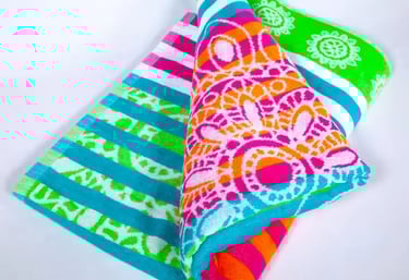 Διαφημιστικές πετσέτες microfiber ψηφιακής εκτύπωσης 350gr