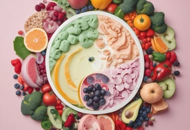 A peaceful room with soft lighting and pastel decor.