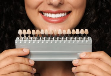 Clareamento dental em palmas com um sorriso